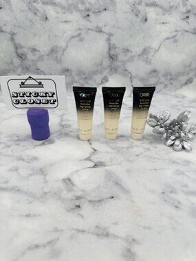 Oribe Haircare Gift Set-Gold Lust Restorative Night Cream For Hair,15ml-3pc-NEW